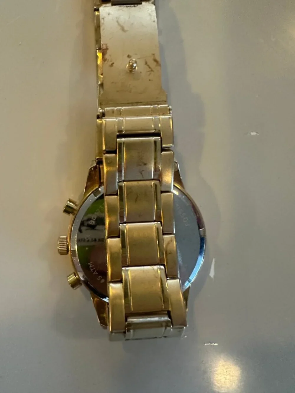 Fossil chronograph gold